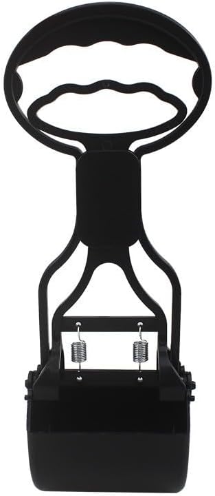 Dog Pooper Scooper with Long Handle, Spring-Loaded Claw, Durable Plastic, Lightweight, Portable, for All Dog Sizes