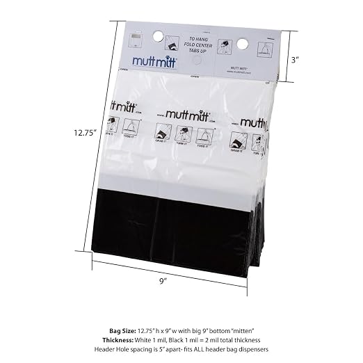 Mutt Mitt® Aluminum Dog Waste Station - Gloss White/Black | 2-Ply | Complete aluminum station with 400 header bags, 25 liners, 12-gal can, locking dispenser, post & hardware included
