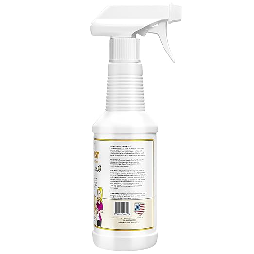 Indoor Pest Control Spray 16oz for Home and Kitchen –Bug Killer & Insect Repellent, Kills Carpet Beetles, Ants, Spiders, Beg Bugs, Roaches, Flea & Tick- Non Staining-Child and Pet Safe