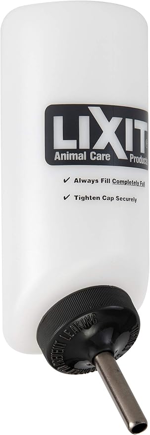 Lixit Pet Wide Mouth Water Bottle (16 oz), translucent, 8802