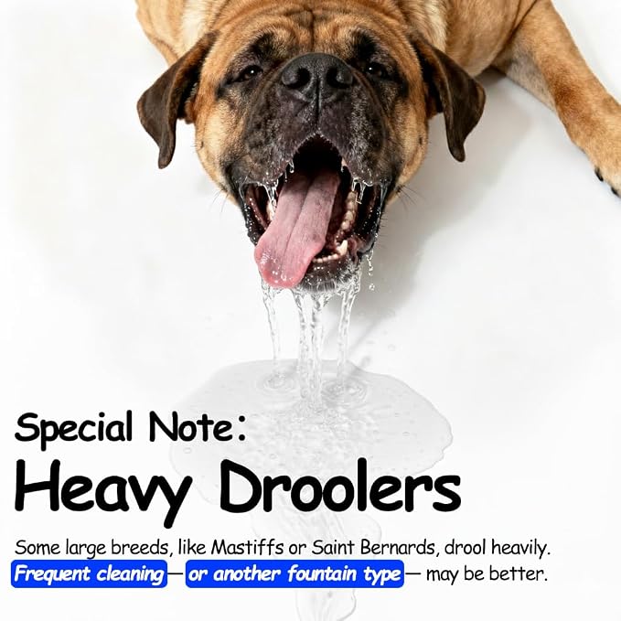 3Gal/11L Dog Water Fountain, Stainless Steel Large Automatic Pet Water Dispenser, Ultra-Quiet Leak-Proof Drinking Bowl for Big Dogs & Multiple Pets