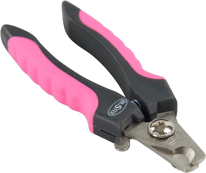 Kruuse Buster Professional Dog Nail Clipper โ Small Size โ Safe & Easy Pet Nail Trimmer for Small Dogs & Cats โ Sharp Stainless Steel Blades, Non-Slip Handle, Safety Guard โ Vet-Recommended