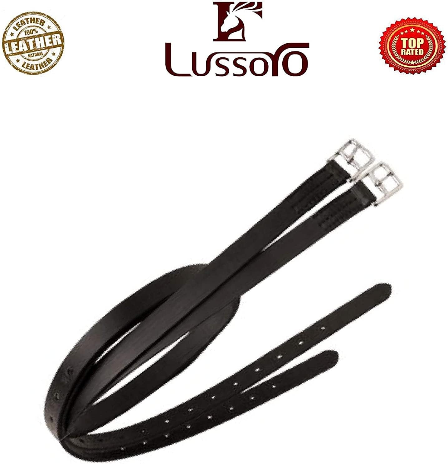 Leather English Riding Horse Black Saddle Starter Kit for Horse Riding Gift Set English Jumping Saddle 7 Pcs Combo Pack