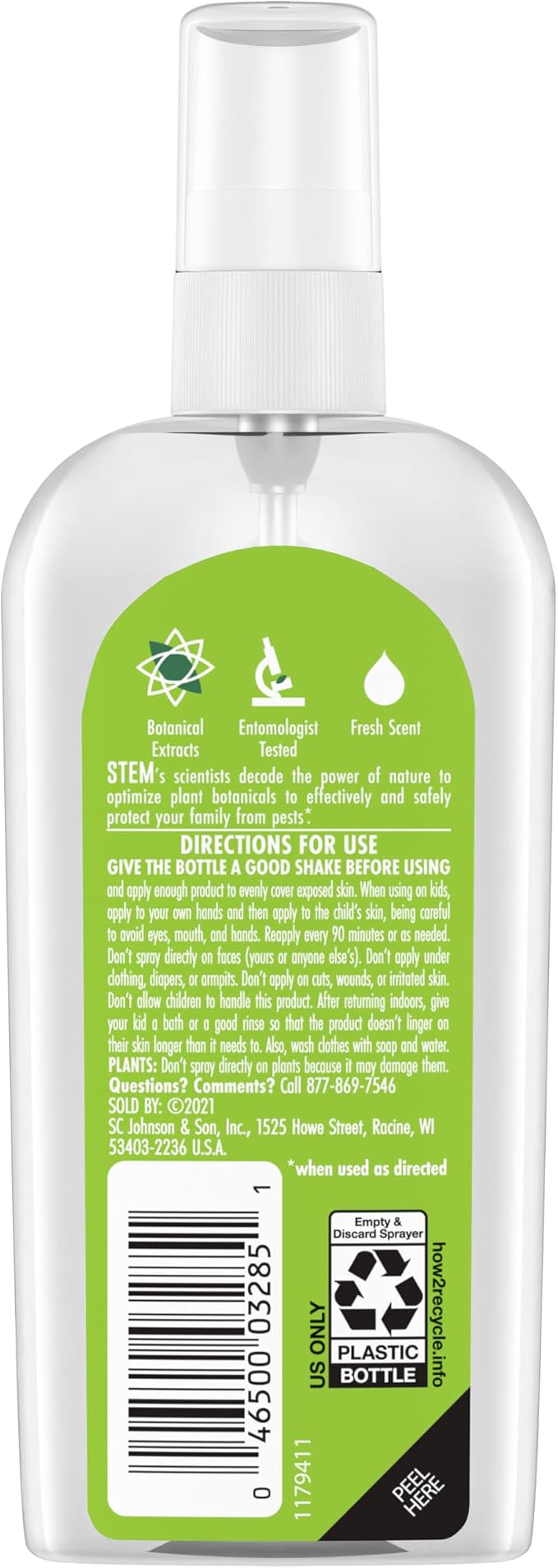 STEM Repels Mosquitoes: Mosquito Repellent Spray With Botanical Extracts; 4 fl oz (Pack Of 1)