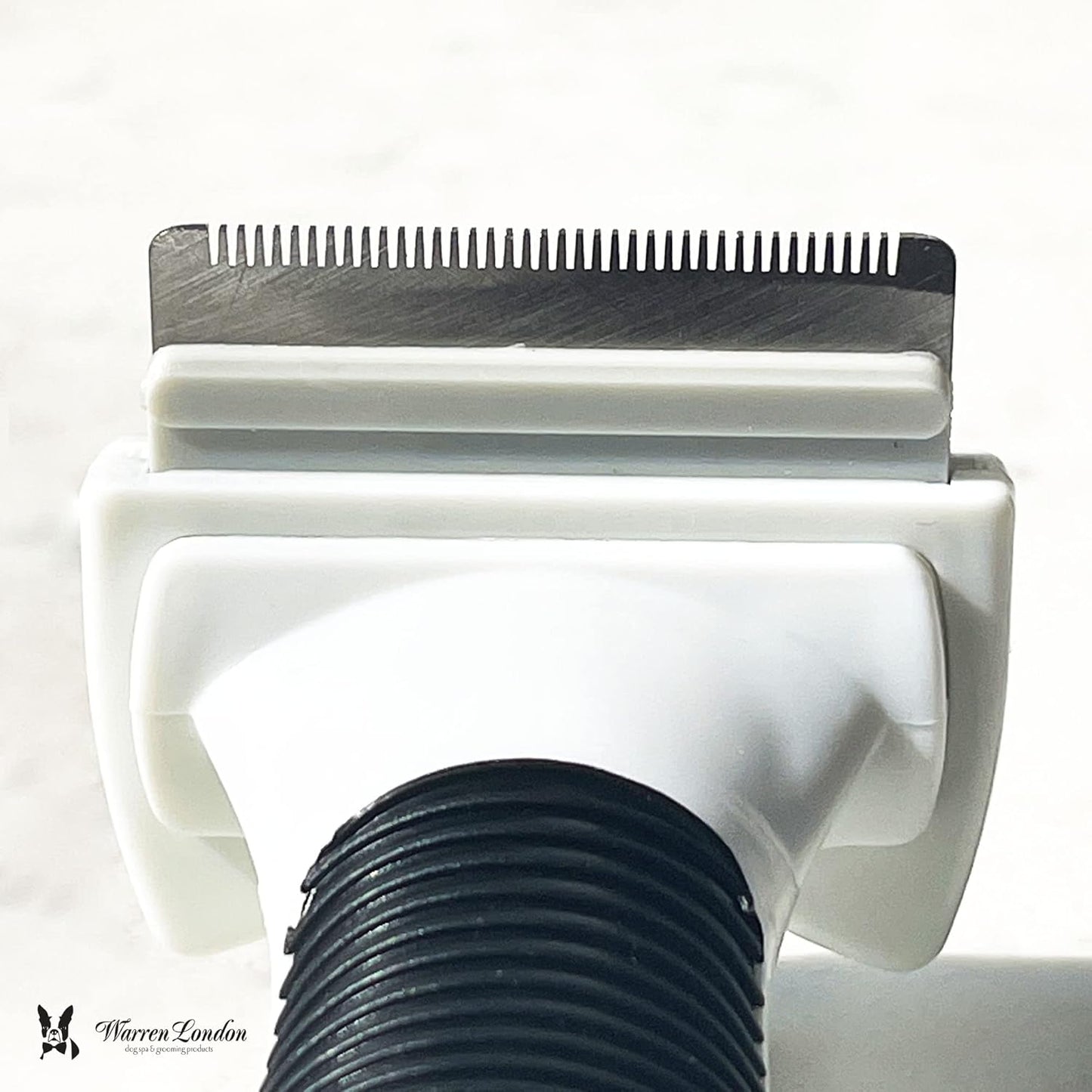 Warren London Short-Hair Deshedding Brush – Small | 1.75″ Stainless Steel Edge Removes Up to 95% Loose Fur | Gentle Undercoat Tool for Toy & Small Breeds | Ergonomic Anti-Slip Grip