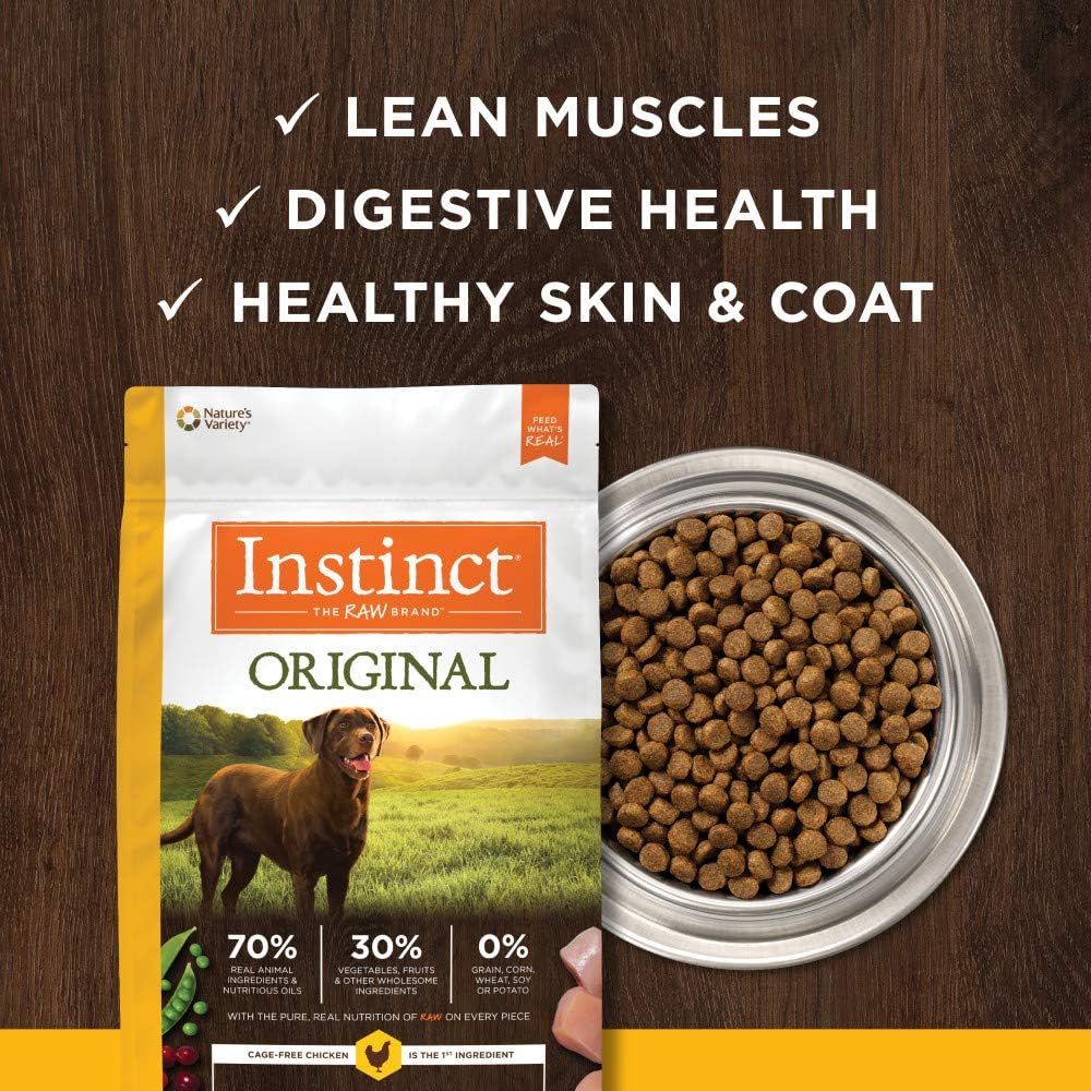 Instinct Original Chicken Dry Dog Food, 22.5 lb. Bag