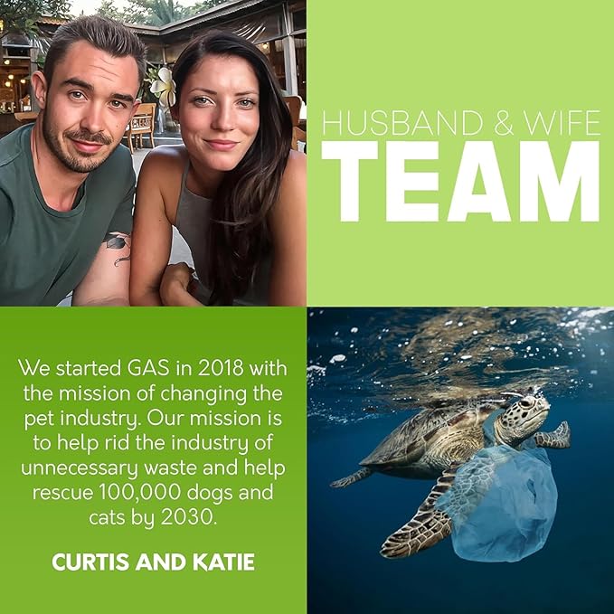 100% Certified Home Compostable Dog Poop Bags - 10% to Charity - ASTM D6400 & EN 13432 Compliant - 120 x Plant Based Compostable Poop Bags (8 Rolls)