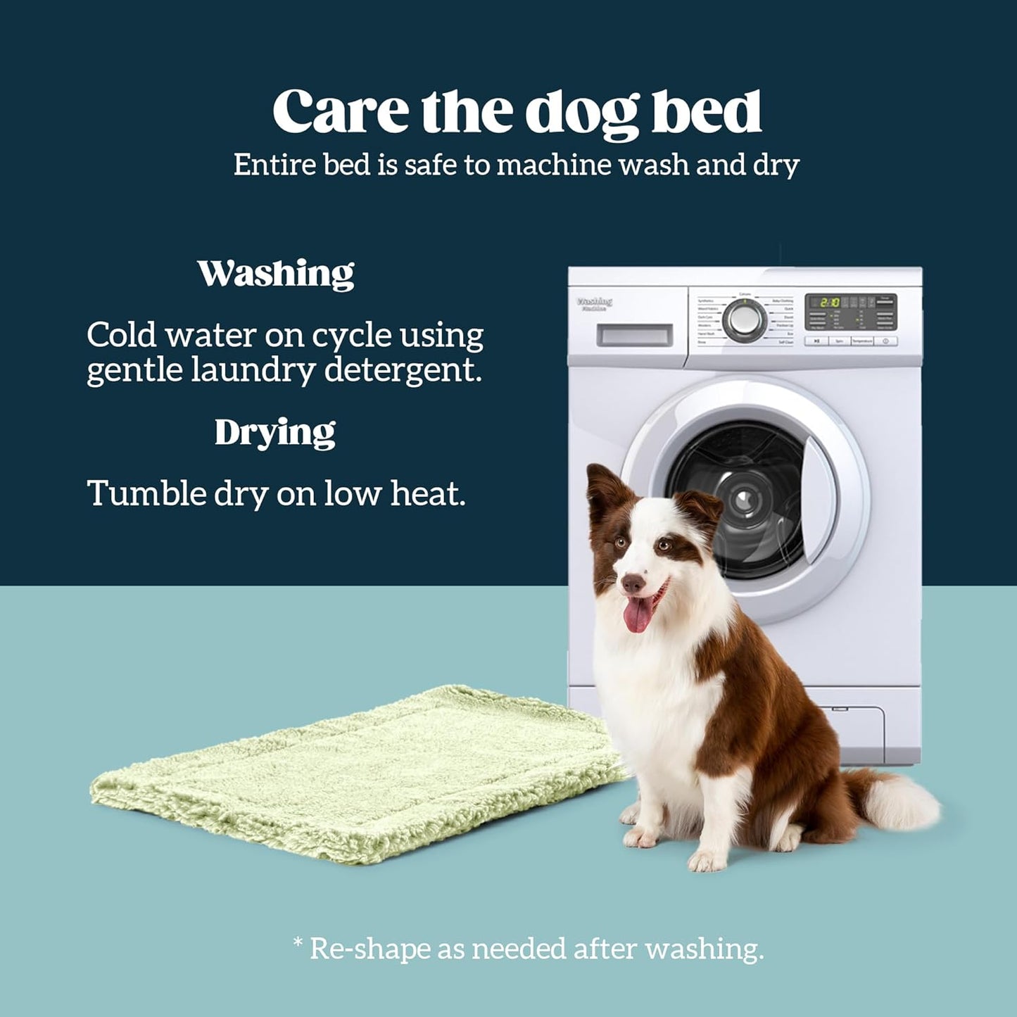 Stoutwool Indestructible Dog Bed - Fluffy Chew Proof Dog Crate Pad - Tough Kennel Pad for Aggressive Chewers - Ideal for Extra Small Breeds & Fits 22-Inch Crate - 21"x12", Gleam