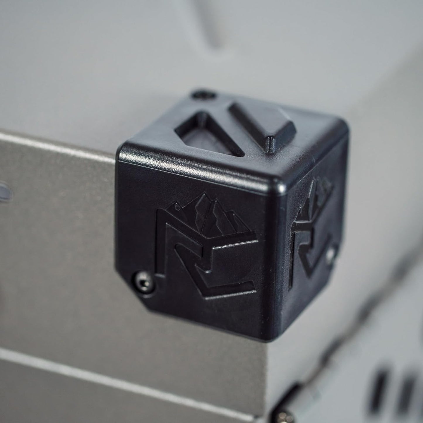 ROCK CREEK CRATES Collapsible Dog Crate: Meticulously Engineered, Durable Aluminum Construction, Non Slip Feet | 10 Year Warranty | Ideal for Indoor & Vehicle Use (White Snowfall, 30 Inch)