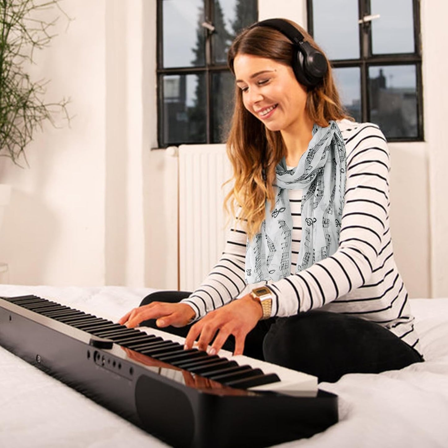 E-Clover Fashion Scarf for Women Lightweight Scarves Shawl Wrap for Spring/Summer Winter