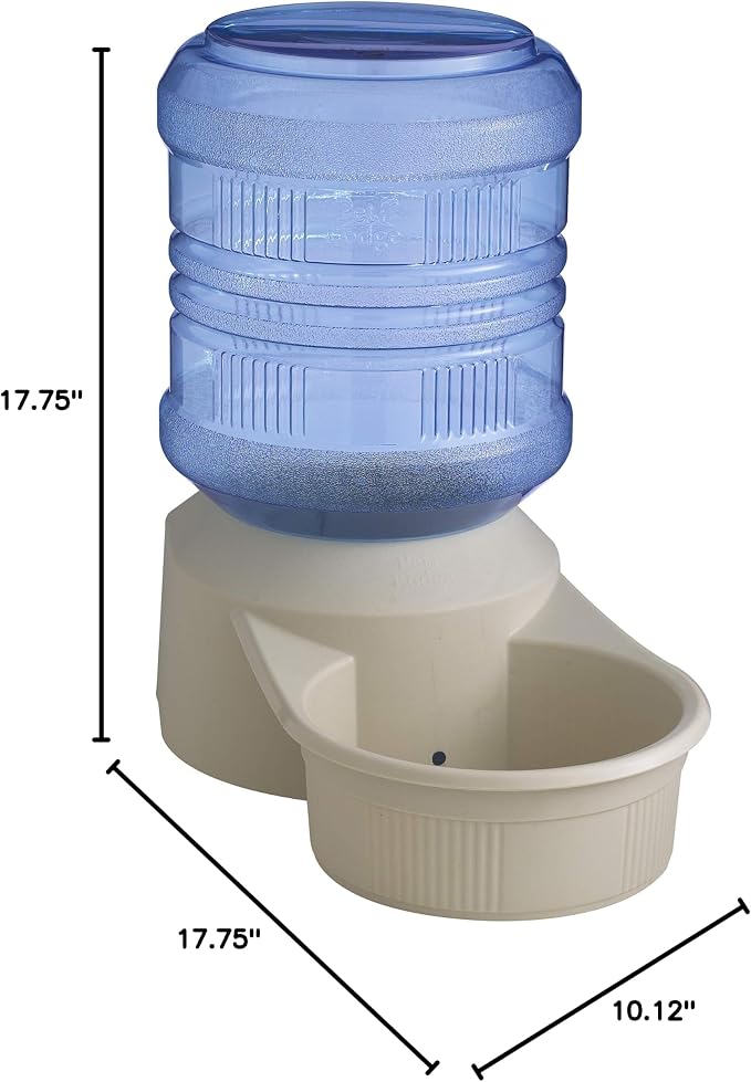 Pet Lodge® Water Tower Deluxe | Automatic Pet Waterer | Automatic Animal Water Dispenser | 16 Quart