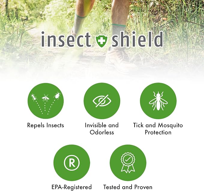 Insect Shield Premium Permethrin Spray - Tick, Flea, Fly, Mosquito, Chigger, Spider & Bed Bug Repellent for Clothing, Gear, Furniture, & Tents, Lasts up to 60 Days, Clear, 18 Oz Aerosol, Pack of 2