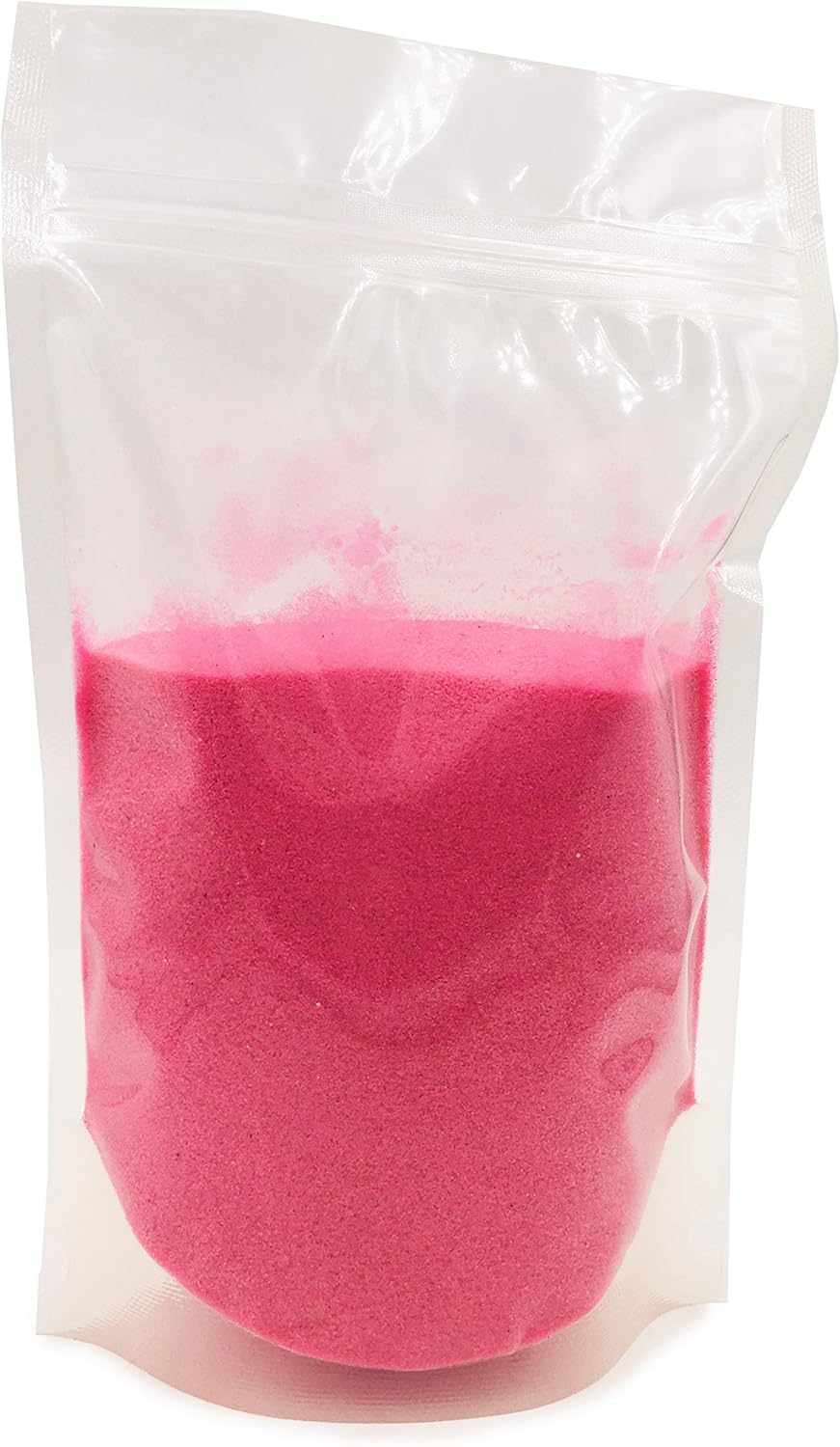 Pink Sand - Fine Sand for Zen Garden, Resin Incense Burner, Smudge Bowl, Ritual Incense, Cast Iron Cauldron, Unity Ceremony, Sensory Bin Table, Mandalas, Crafts by Alternative Imagination (1 Pound)