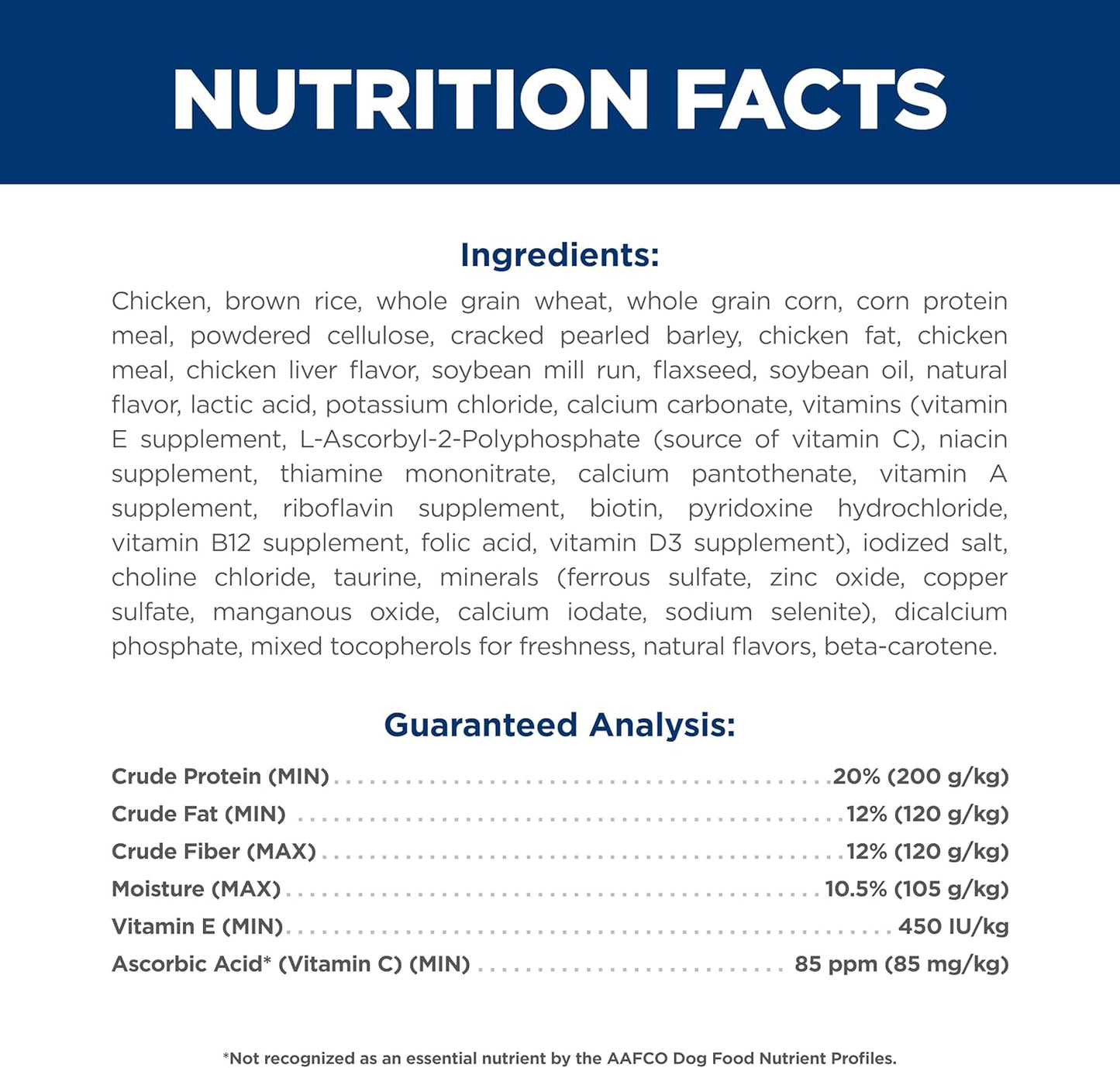 Hill's Science Diet Oral Care, Adult 1-6, Plaque & Tartar Buildup Support, Dry Dog Food, Chicken, Rice, & Barley, 28.5 lb Bag