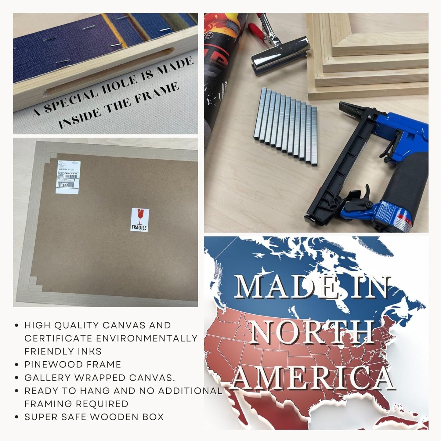 Nature Wall Art Prints - Ocean Forest Mountain Lake Canvas Landscapes - Small to Extra Large Living Room Bedroom Kitchen Bathroom Décor (Snowy Mountains Landscape, 24L" x 36W")