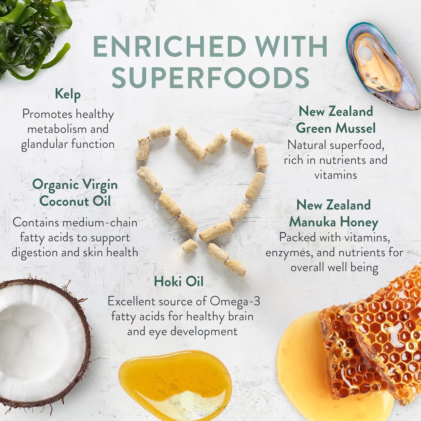 Meow Lamb & Hoki Freeze Dried Raw Cat Food, Mixer, or Topper, or Treat - High Protein, Natural, Limited Ingredient Recipe 9.9 oz