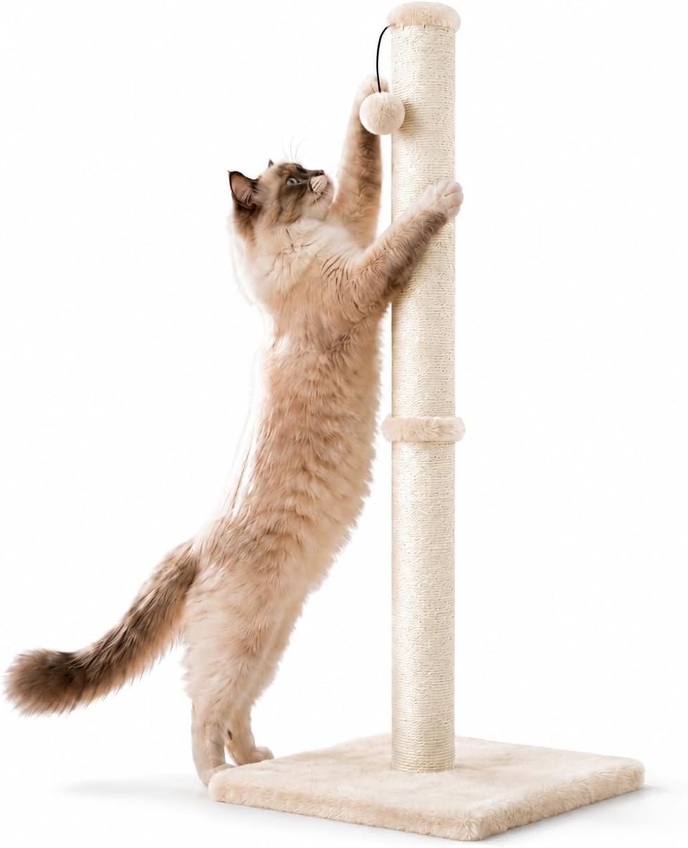 Protect Your Furniture with Style: The Ultimate Heavy-Duty Scratching Post for Large Cats