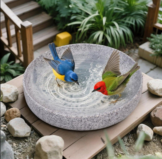 Attract Little Birds & Beautify Your Bird Garden with a Stone Bird Bath