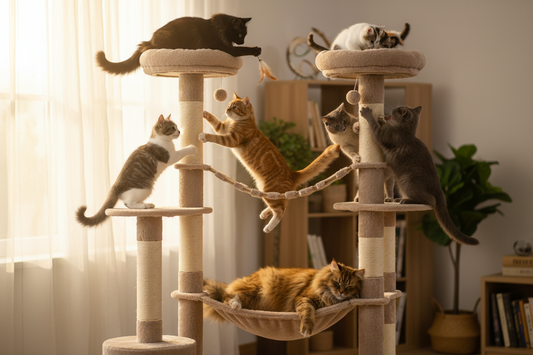 Give Your Cat a Better Place to Scratch and Play with a 34-Inch Heavy-Duty Cat Scratching Post