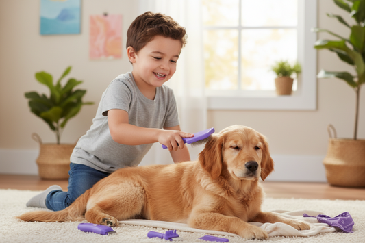 Keep Your Pet’s Coat Healthy with a Self-Cleaning Grooming Brush