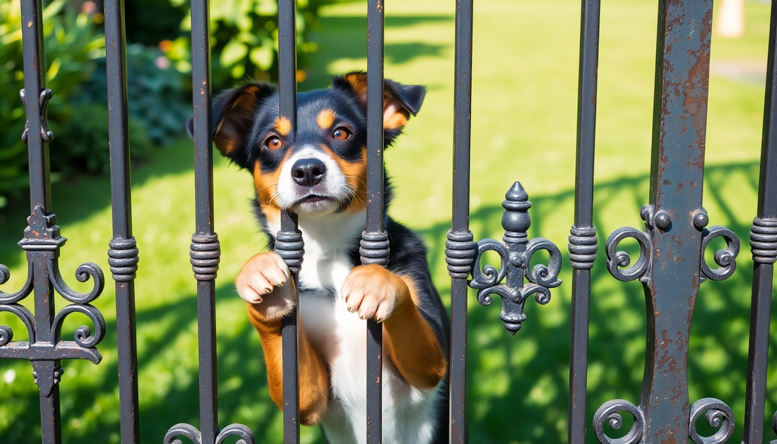 Keep Your Pets Safe and Secure with the FOREHOGAR Metal Garden Fence