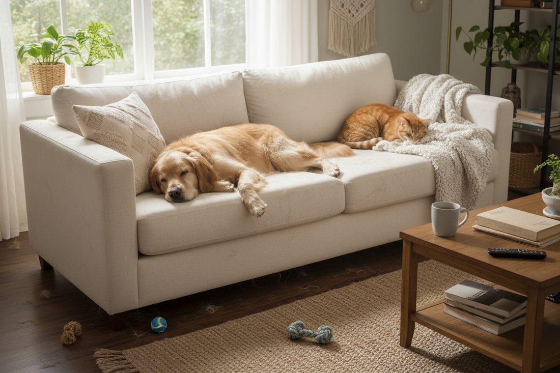 The Grooming Glove That Turned Pet Hair Cleanup into Quality Time