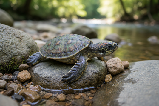 A Basking Platform That Brings Comfort and Nature Into the Tank