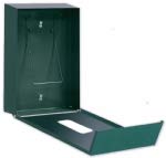Mini Dog Waste Station with ONEpul Bag System - Free 400 Waste Bags Included - Green