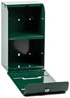Zero Waste USA - The Sentry® Dog Station - Tie-Handle Roll Bag System - Free 400 waste bags and 25 can liners - Over 500k sold in USA (Gloss Green)