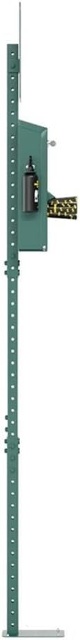 Pemberly Row Mini Pet Waste Station, Green Galvanized Steel, 76" Height, Glow-in-the-Dark Signage, Locking Triple Roll Bag Dispenser, Includes 600 Bags and Hand Sanitizer, Outdoor Commercial Use