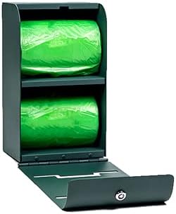Standard Starter Dog Waste Station / Tie_Handle Roll (Matte Green)