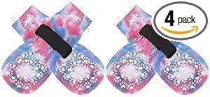 EXPAWLORER Anti Slip Dog Socks to Prevent Licking Paws, Dog Shoes for Hot Pavement, Dog Booties for Small Medium Large Senior Dogs, Traction Control Boots & Paw Protectors for Hardwood Floors