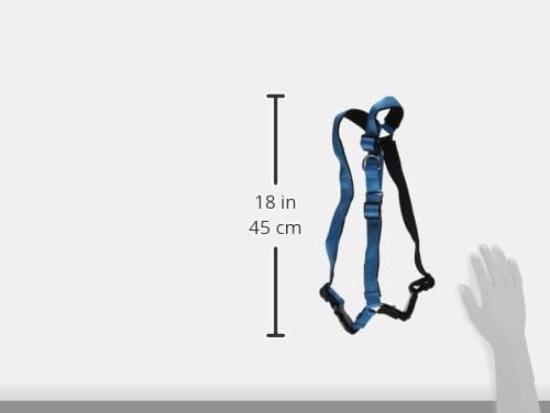Petsafe Deluxe Easy Walk Harness, Large, Ocean Blue, EWH-D-HC-L-OCN | Padded Neoprene Straps, Reflective Strips for Night Safety, Martingale Loop Curbs Pulling from the Chest, Not the Throat