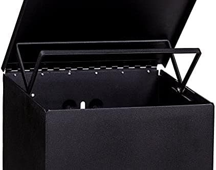 Standard Dog Waste Station/MittN Bag™ System_Square Can(Matte Black)