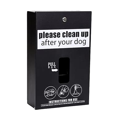 Standard Low Profile Dog Waste Station/ONEpul® Header Bag System (Matte Black)