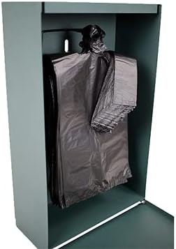 Ultimate™ Dog Waste Station / EZ_Tie Hanging Bag System (Matte Green)