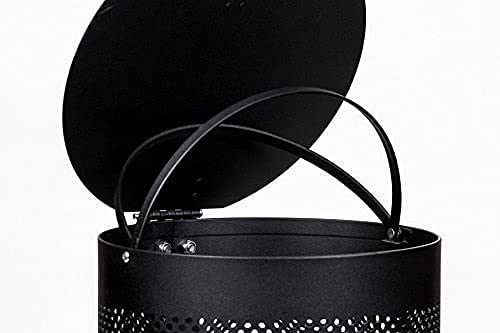 ZERO WASTE USA Standard Low Profile Dog Waste Station/MittN Bag System, Matte Black, 10 Gallon Capacity, Aluminum Material