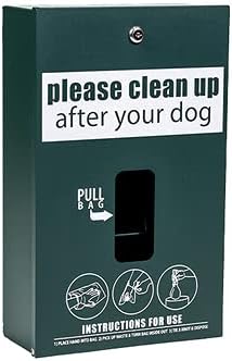 Standard Low Profile Dog Waste Station/ONEpul® Header Bag System_Square Can(Matte Green)