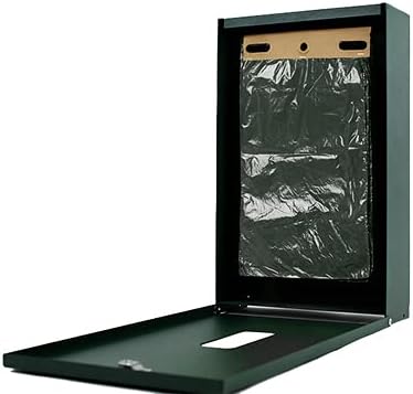 ZERO WASTE USA - Low Profile Dog Waste Station - (Gloss Green)