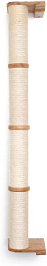 Catastrophic Creations Cat Scratching Post – 4-Tier Cat Wall Scratcher – Durable Bamboo & Sisal Cat Scratcher Post – Hand-Crafted Cat Scratching Posts for Indoor Cats – Modern Cat Furniture-
