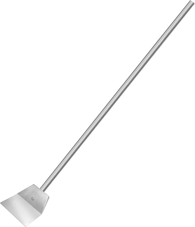 Heavy Duty Stainless Steel Pooper Scooper,Large Spade Poop Scoopwith Long Handle,33.4 inch Scooper for Pet Waste Indoor Outdoor Cleaning Easy Wash (Pooper Scooper Only)
