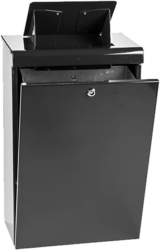 Zero Waste USA - The Gladiator® Dog Waste Station - Matte Black | Locking 11-gallon sealed-chute can, rust-proof aluminum, 400 bags, 25 liners, commercial-grade, 10-year warranty