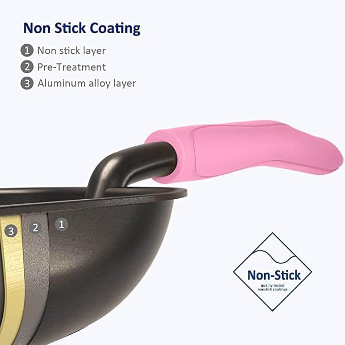 Cat Litter Scoop, Non-Stick Plated Aluminum Alloy Sifter, Kitty Durable Metal Scooper, Deep Shovel, Long Handle, Kitten Pooper Lifter, Size Medium, Coated Black Body with Pink Handle
