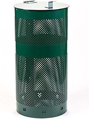 Zero Waste USA - Sentry® SINGLpul® Dog Waste Station - Gloss Green | Includes 400 SINGLpul® header bags, 25 can liners, rust-proof aluminum station & 10-year warranty