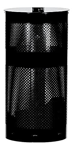 Standard Dog Waste Station / Tie_Handle Roll (Matte Black)