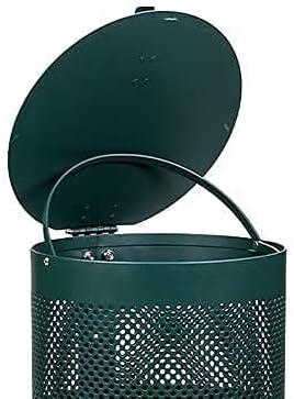Standard Low Profile Dog Waste Station / EZ_Tie Hanging Bag System (Matte Green)