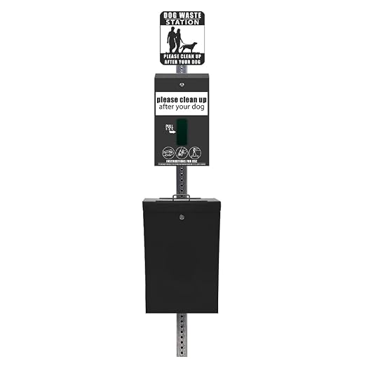 Ultimate™ Dog Waste Station/MittN Bag™ System (Matte Black)