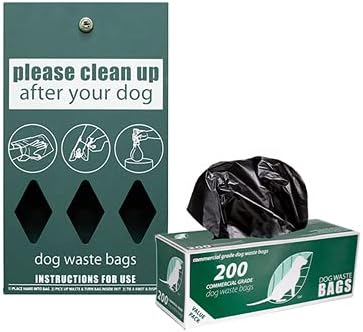 Ultimate™ Dog Waste Station/Roll Bag System (Matte Green)