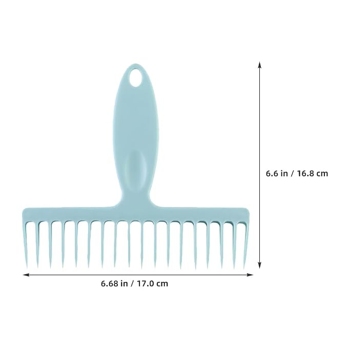 Amosfun 3pcs Broom Carpet Rakes Hair Remover - Small Handheld Plastic Rug Hair Remover Comb Compatible for Pet Dog Grooming with Comfortable Grip