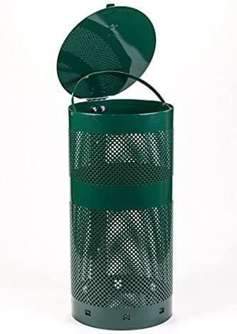 Zero Waste USA - The Sentry® Dog Station - (Universal Fit) Roll Bag System - Free 400 waste bags and 25 can liners - Over 500k sold in USA (Gloss Green)
